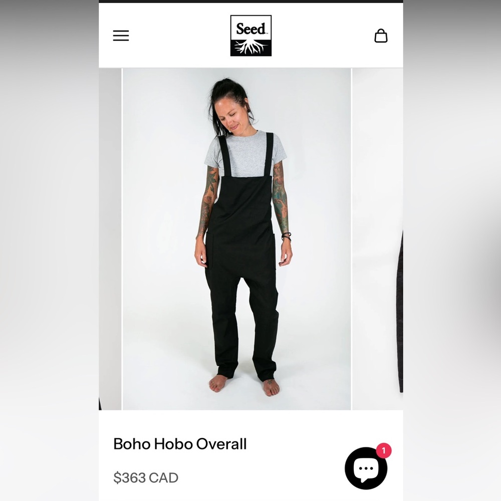 New Seed Boho Hobo Overalls - unisex + Canadian made